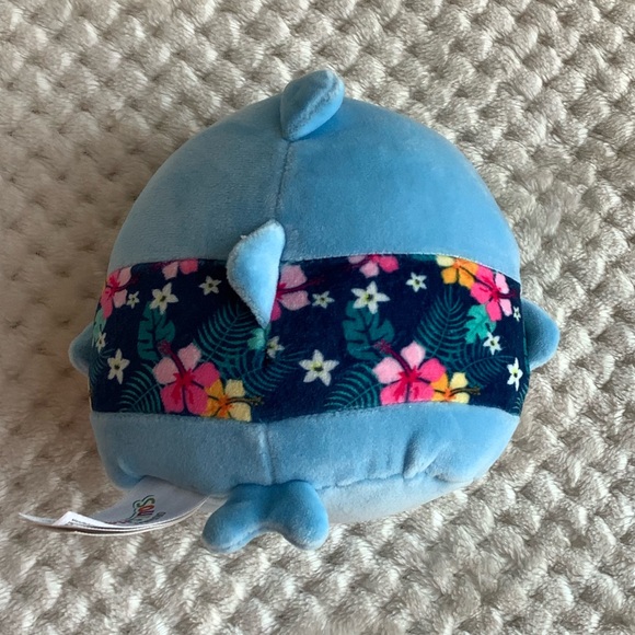 Kellytoy Squishmallows Plush Rey the Shark in Hawaiian Shirt Stuffed Animal Toy - Picture 2 of 11